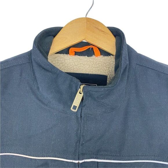 Walls men's Black Super Duck Lined Full Zip Work Vest US L - Picture 6 of 14